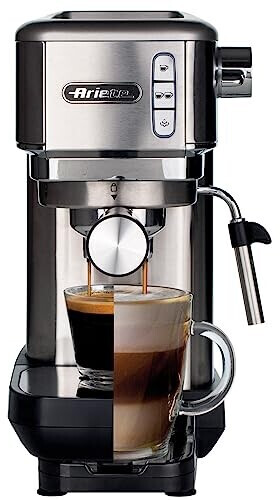 اسپرسو ساز برقی آریته ایتالیا مدل Ariete 1380 | بدنه استیل ضد زنگ | مناسب تهیه اسپرسو و کاپوچینو خانگی